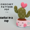 Crochet pattern cactus