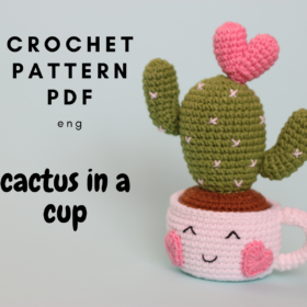 Crochet pattern cactus