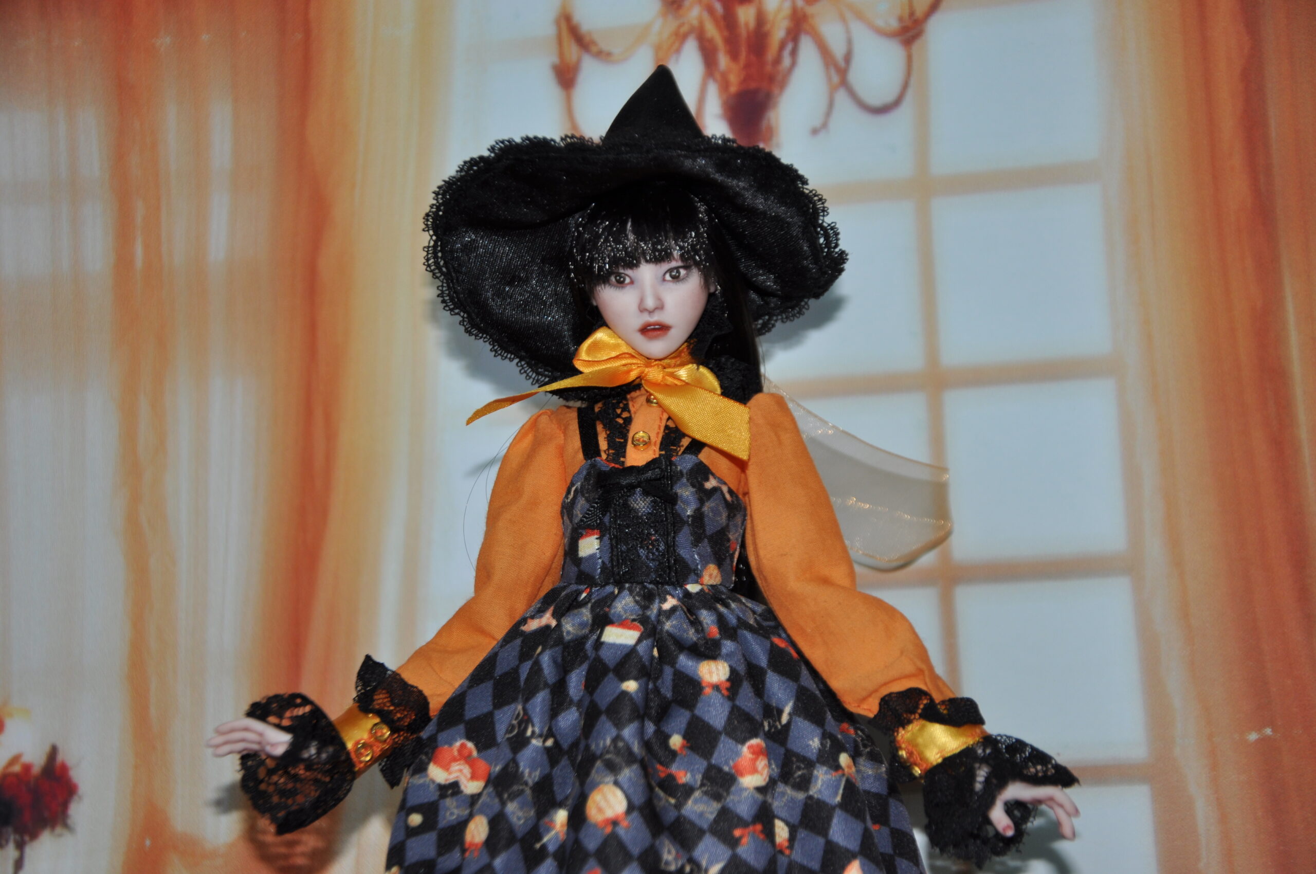 Porcelain ball jointed doll Cake witch. Lolita style doll 2 DSC 1698 scaled