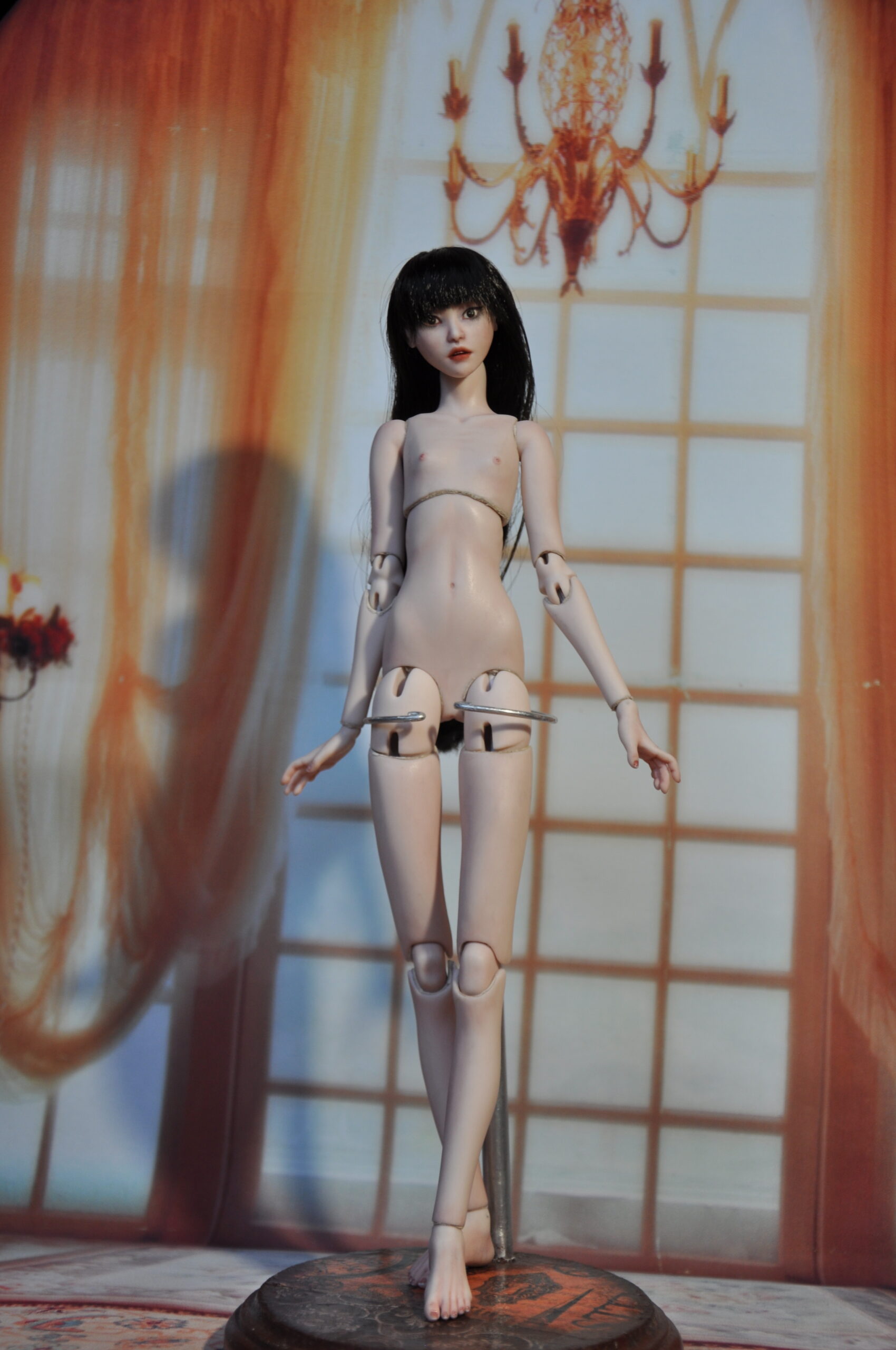 Porcelain ball jointed doll Cake witch. Lolita style doll 4 DSC 1793 scaled