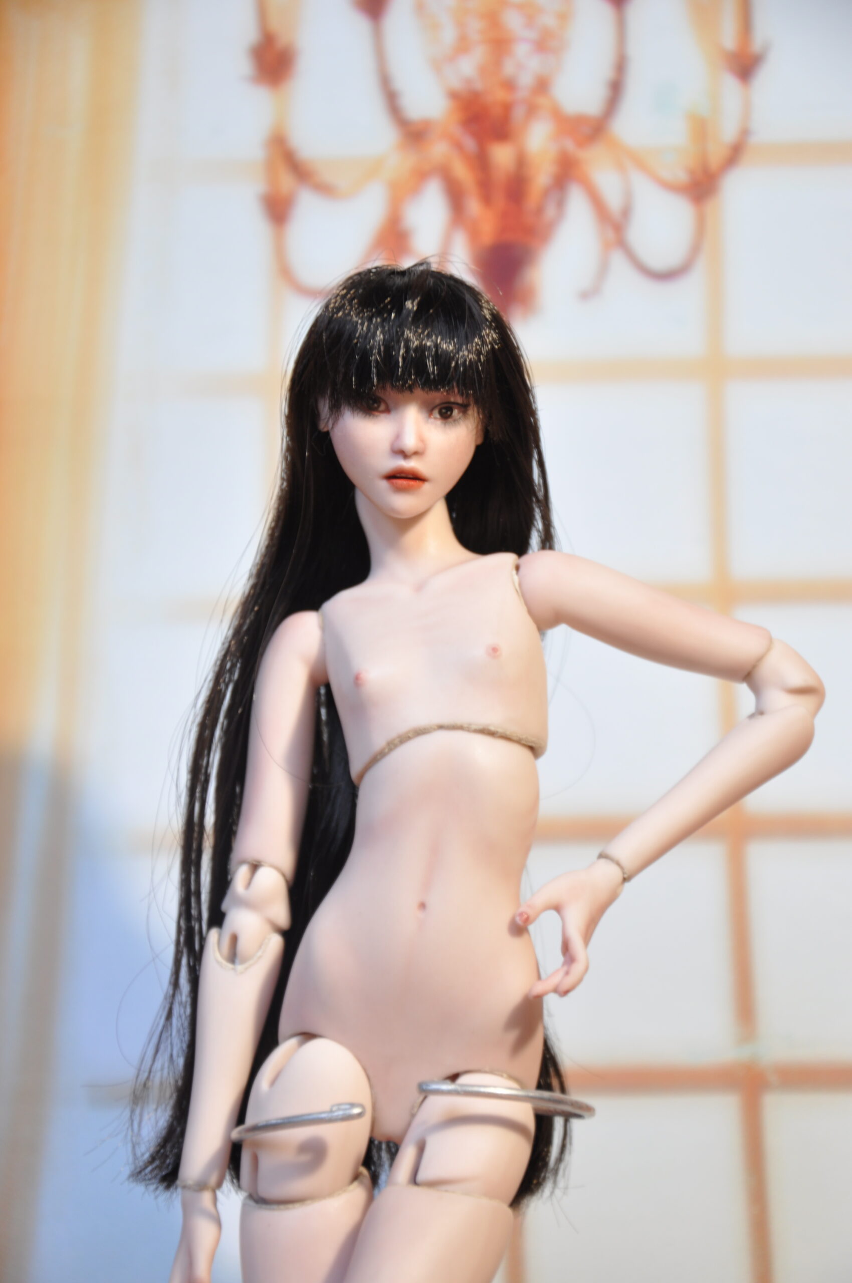 Porcelain ball jointed doll Cake witch. Lolita style doll 6 DSC 1800 scaled
