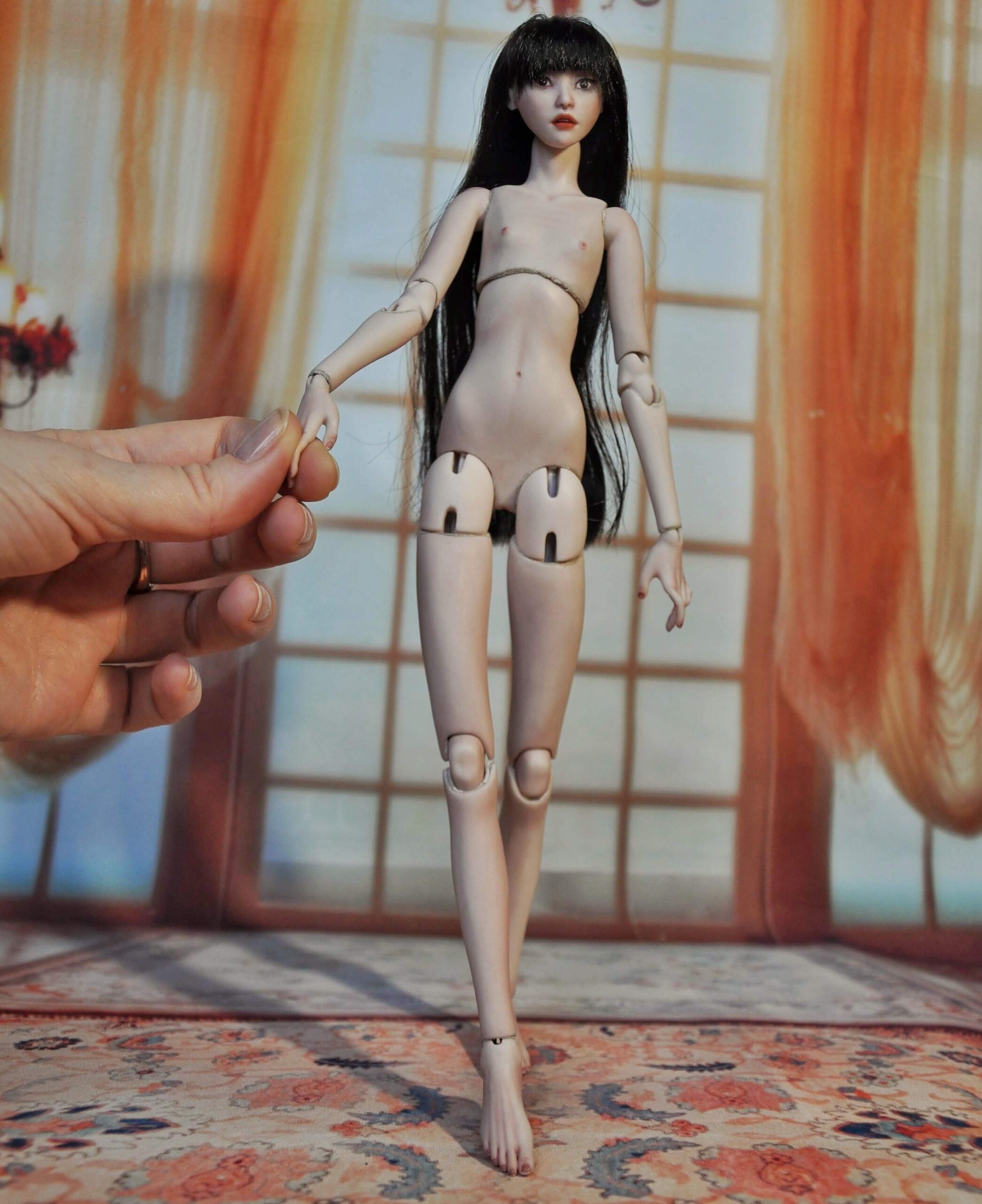 Porcelain ball jointed doll Cake witch. Lolita style doll 8 DSC 1818 01 scaled