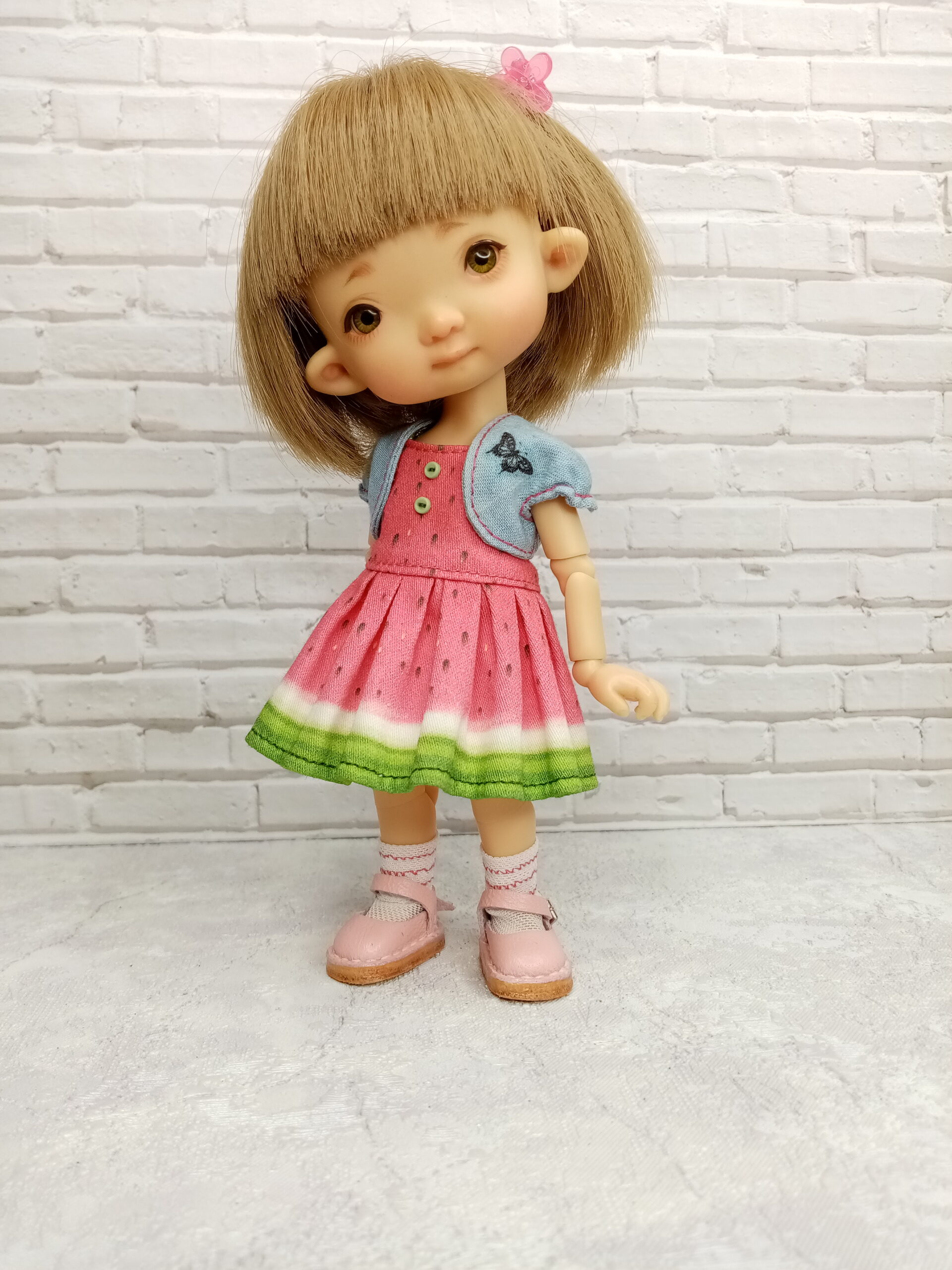 Watermelon outfit for Twinkles meadow doll, lati yellow, irrealdoll 4 IMG 20220706 223527 scaled