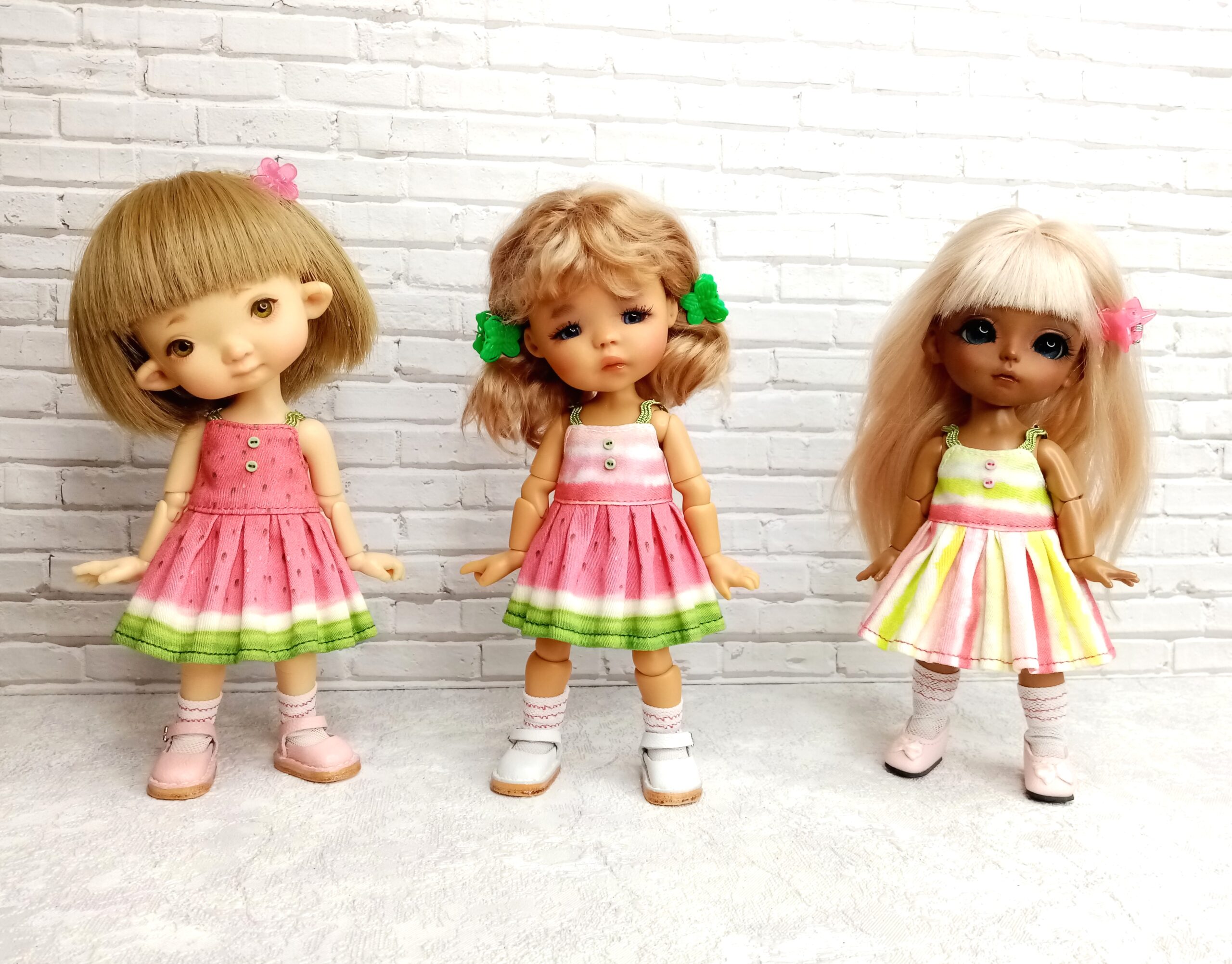 Watermelon outfit for Twinkles meadow doll, lati yellow, irrealdoll 1 IMG 20220706 224337 scaled