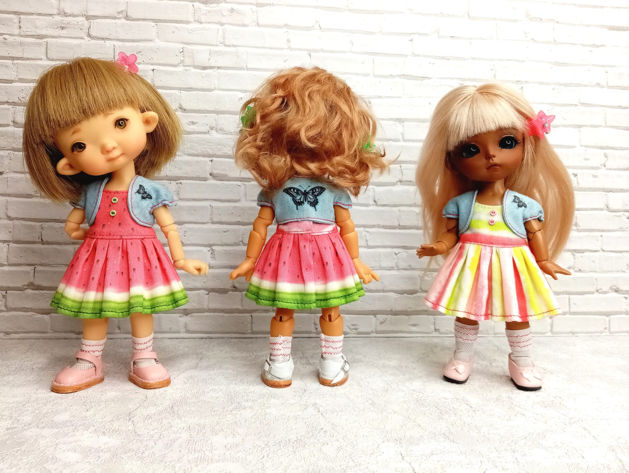 Watermelon outfit for Twinkles meadow doll, lati yellow, irrealdoll 2 IMG 20220706 231150 scaled