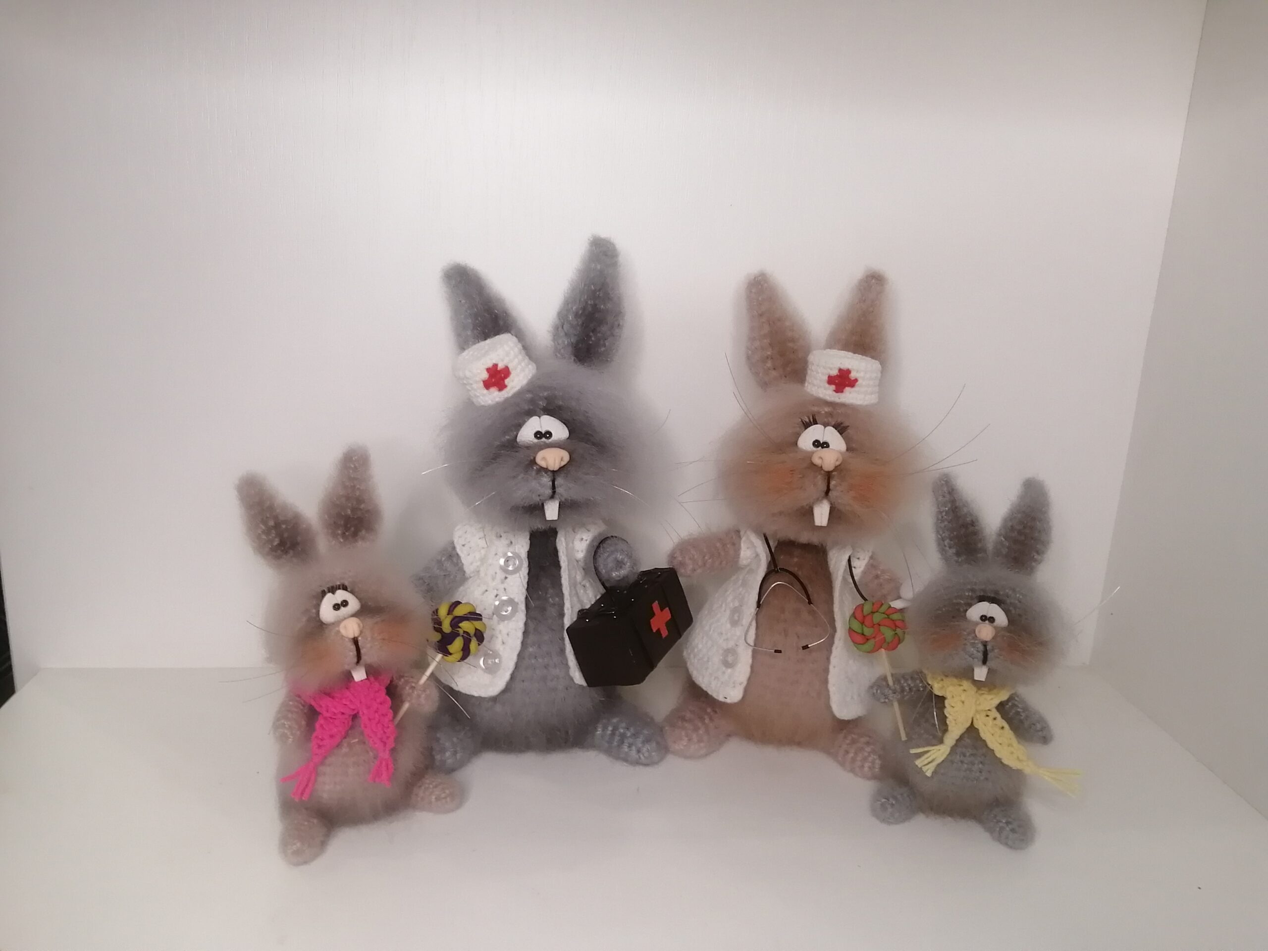Family of rabbit toys crochet as a gift 6 IMG 20221023 151630 scaled