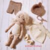 pattern of doll clothes knitted with knitting needles