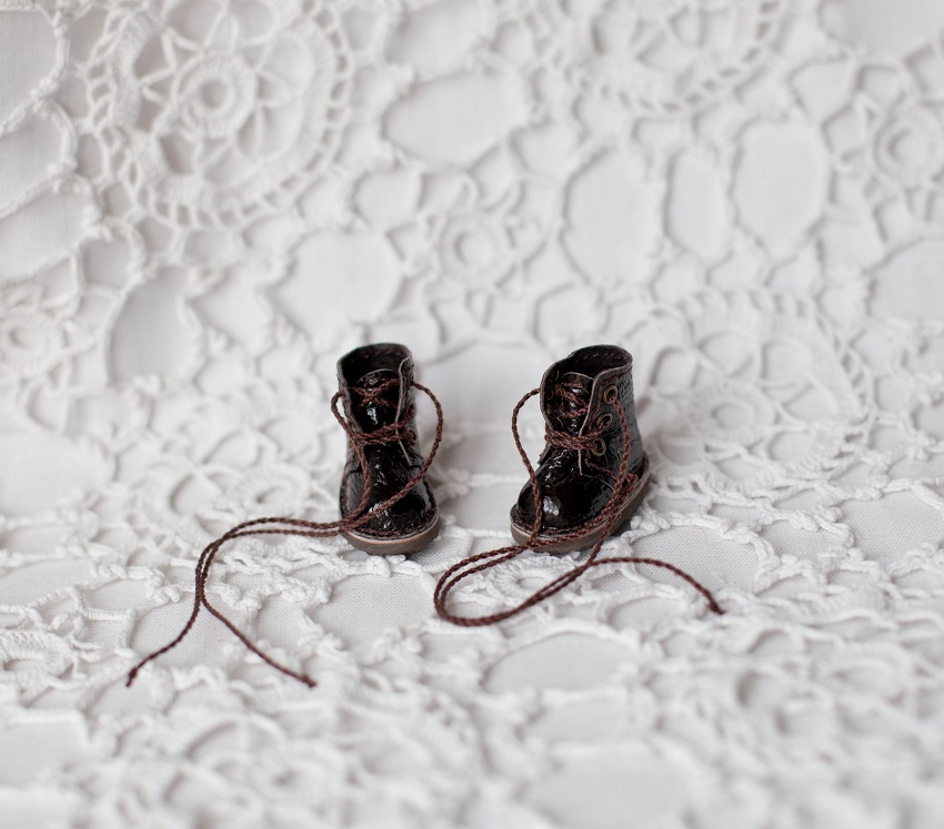 Boots for Blythe doll, Brown shoes for doll 12 inch 1 IMG 5821