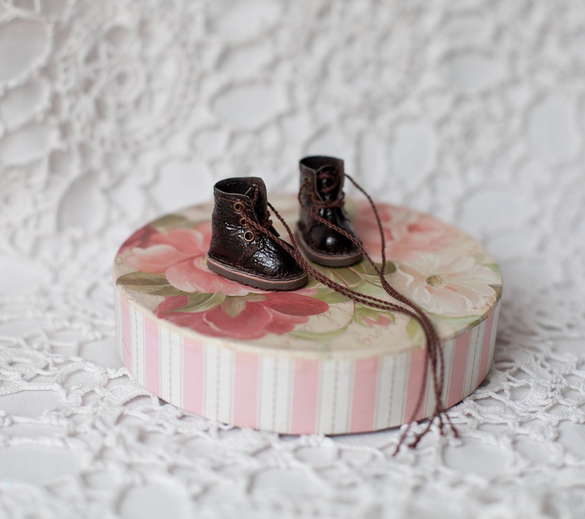 Boots for Blythe doll, Brown shoes for doll 12 inch 2 IMG 5822 1