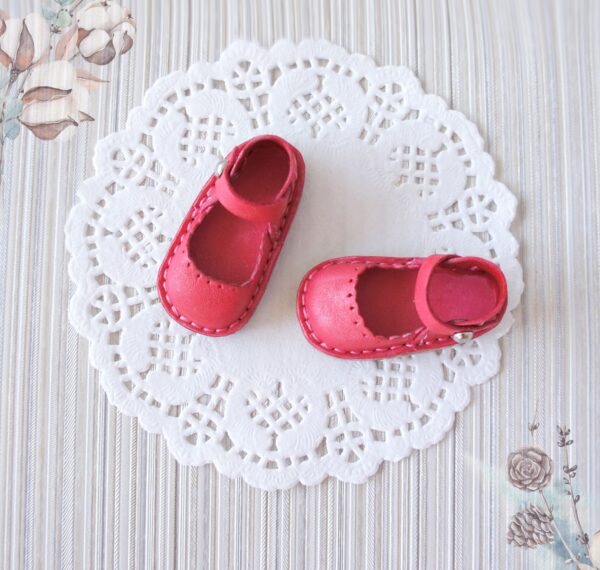 Little Darling doll leather shoes, Pink color boots for doll, Effner Little Darling dolls, Darling outfit