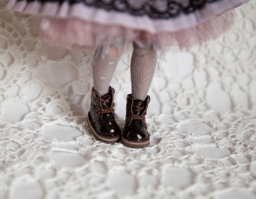 Boots for Blythe doll, Brown shoes for doll 12 inch 5 MG 7293 1