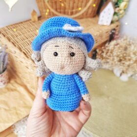 amigurumi mini-Queen-Elizabeth crochet pattern