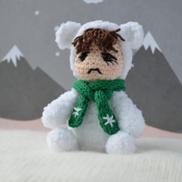 BTS Taehyung Winter Bear Plush Doll, Lazy Bear 1 of a kind