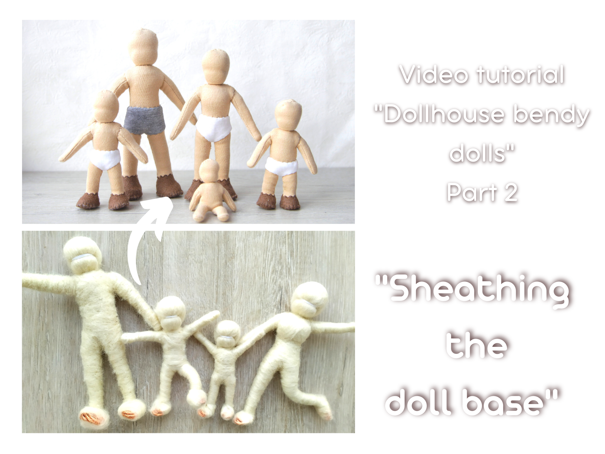 Dollhouse doll figure Dollhouse doll making