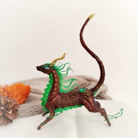 Dragon figure. Forest fantasy creature