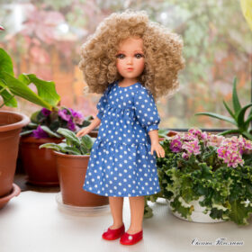 Vidal Rojas 35 cm Polka Dot Dress Pattern