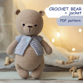 Crochet bear toy pattern pdf