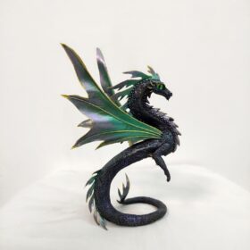 Green dragon. Side view