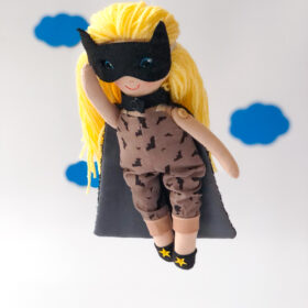 Cloth Doll Bat girl