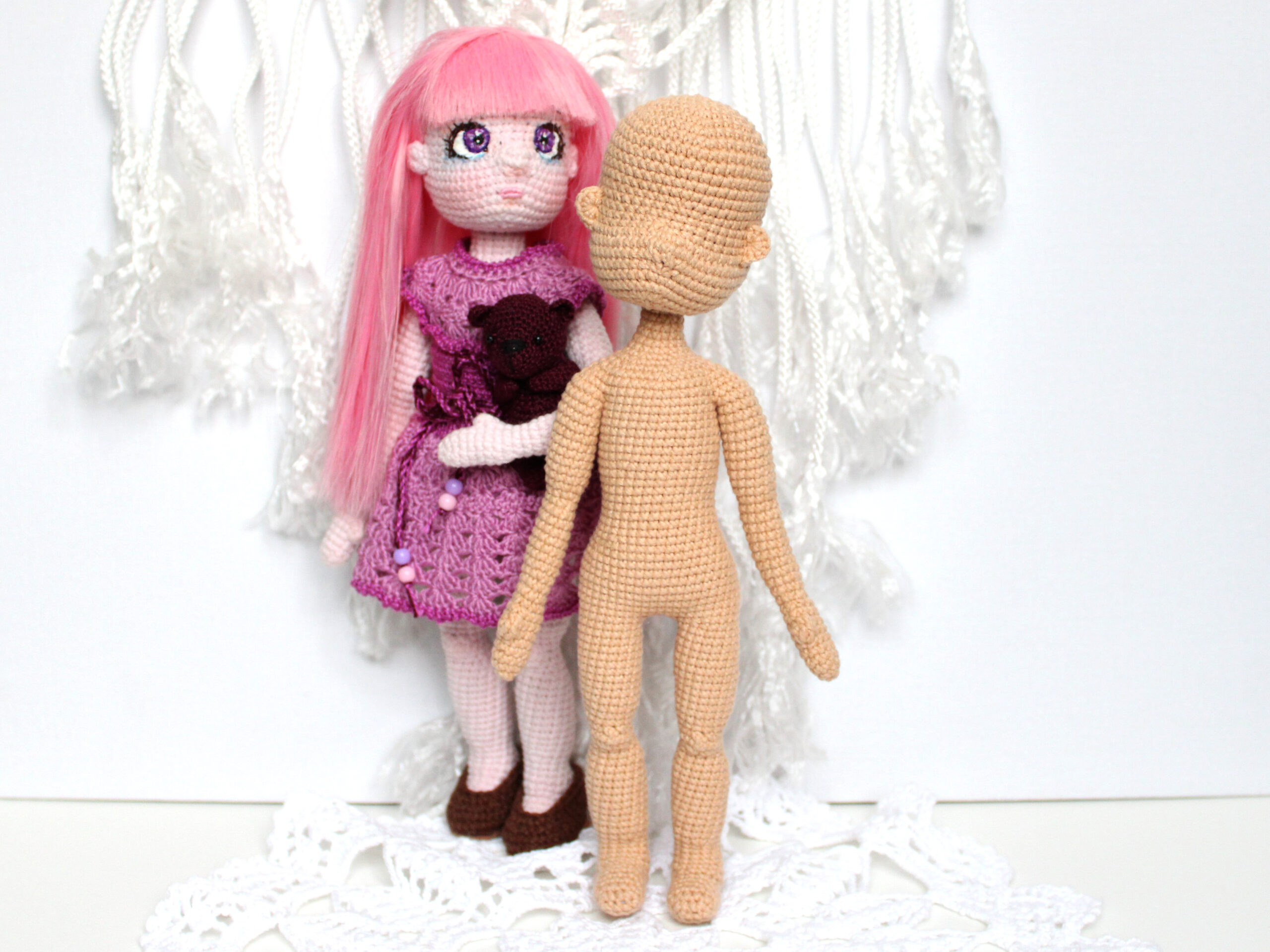 Crochet Doll Pattern, Crochet Doll Base, Crochet Doll Body Pattern,  Amigurumi Doll Pattern, 10 Inches Doll Pattern, Amigurumi Girl Body 