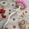 fly agaric, mushroom decor, mushroom textile, mushroom gift