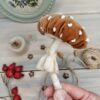 fly agaric, mushroom decor, mushroom textile, mushroom gift