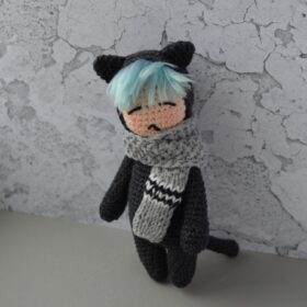 Lil Meow Meow Suga Doll, Adorable BTS Plush 1 of a kind Gift