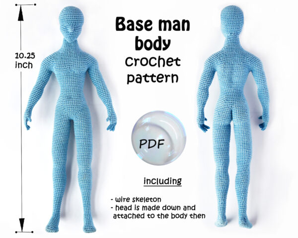 man body crochet pattern scaled