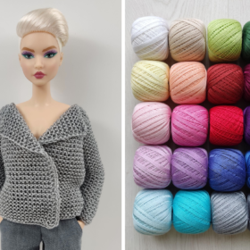 Barbie cardigan 20 COLORS