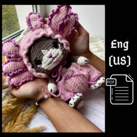 CROCHET PATTERN Axolotl toy Amigurumi tutorial PDF file