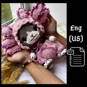 Baby Axolotl Crochet Plush Keychain [Archived]