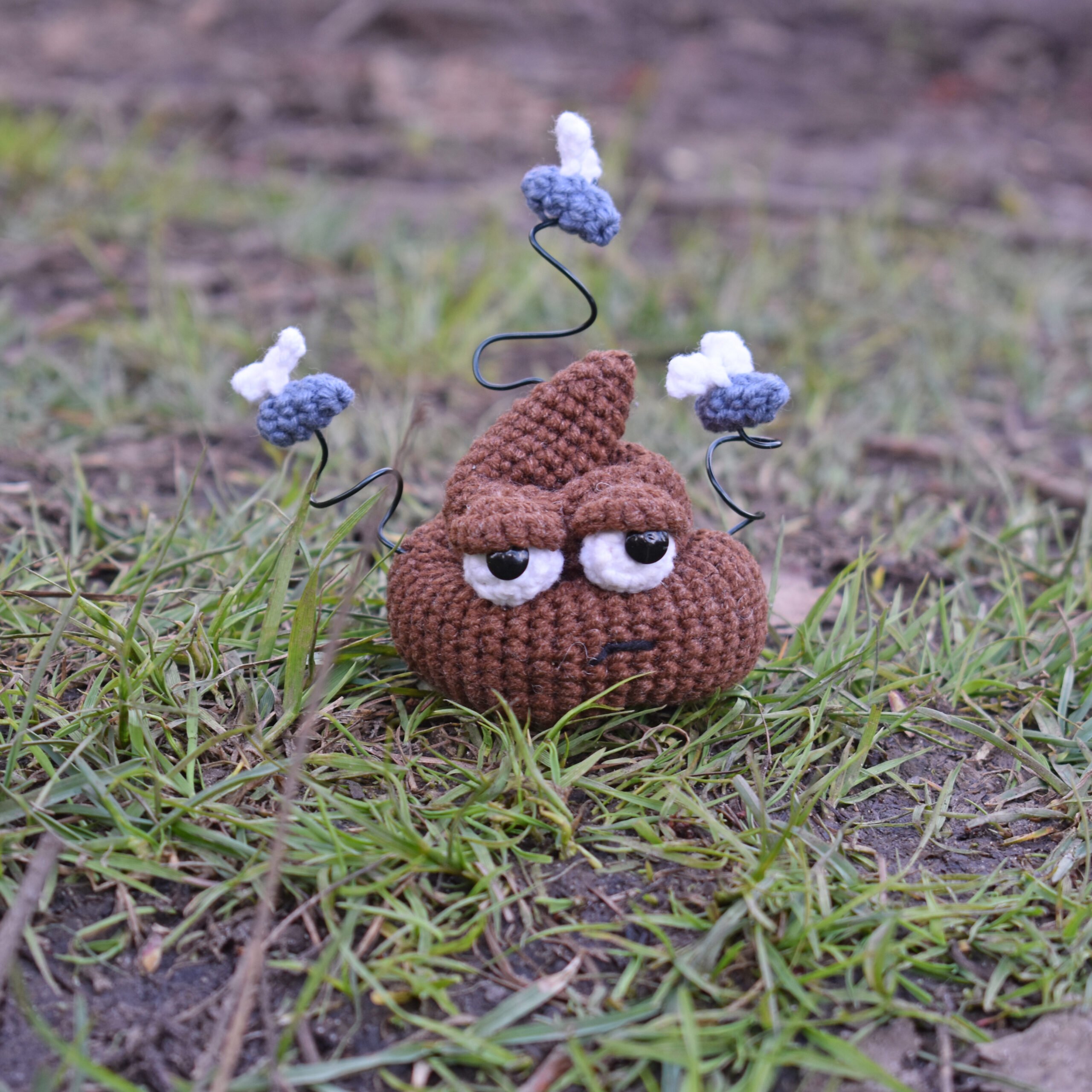  Handmade Funny Positive Poo Crochet Poo Stuffed Crafts