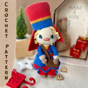 Margu doll from Klaus movie crochet pattern