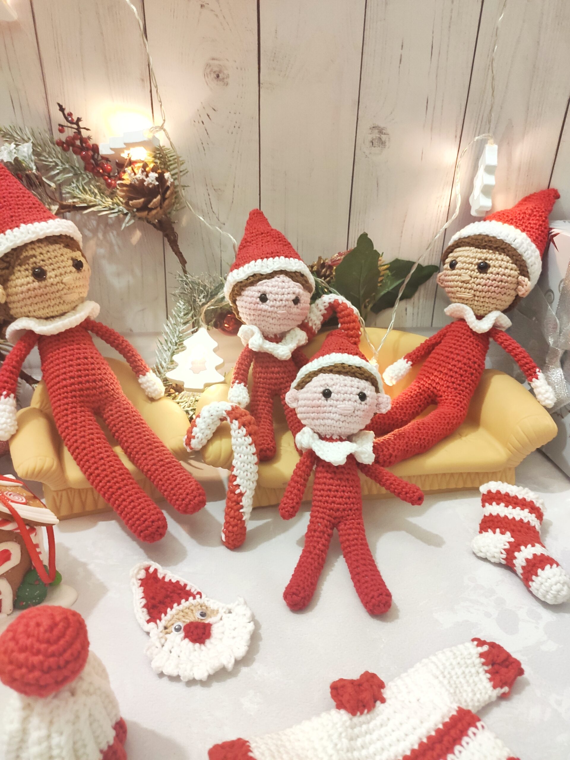 Christmas Elf PATTERN, Crochet Elf, Amigurumi Elf 5 inch (10cm) 1 1662222516890 scaled
