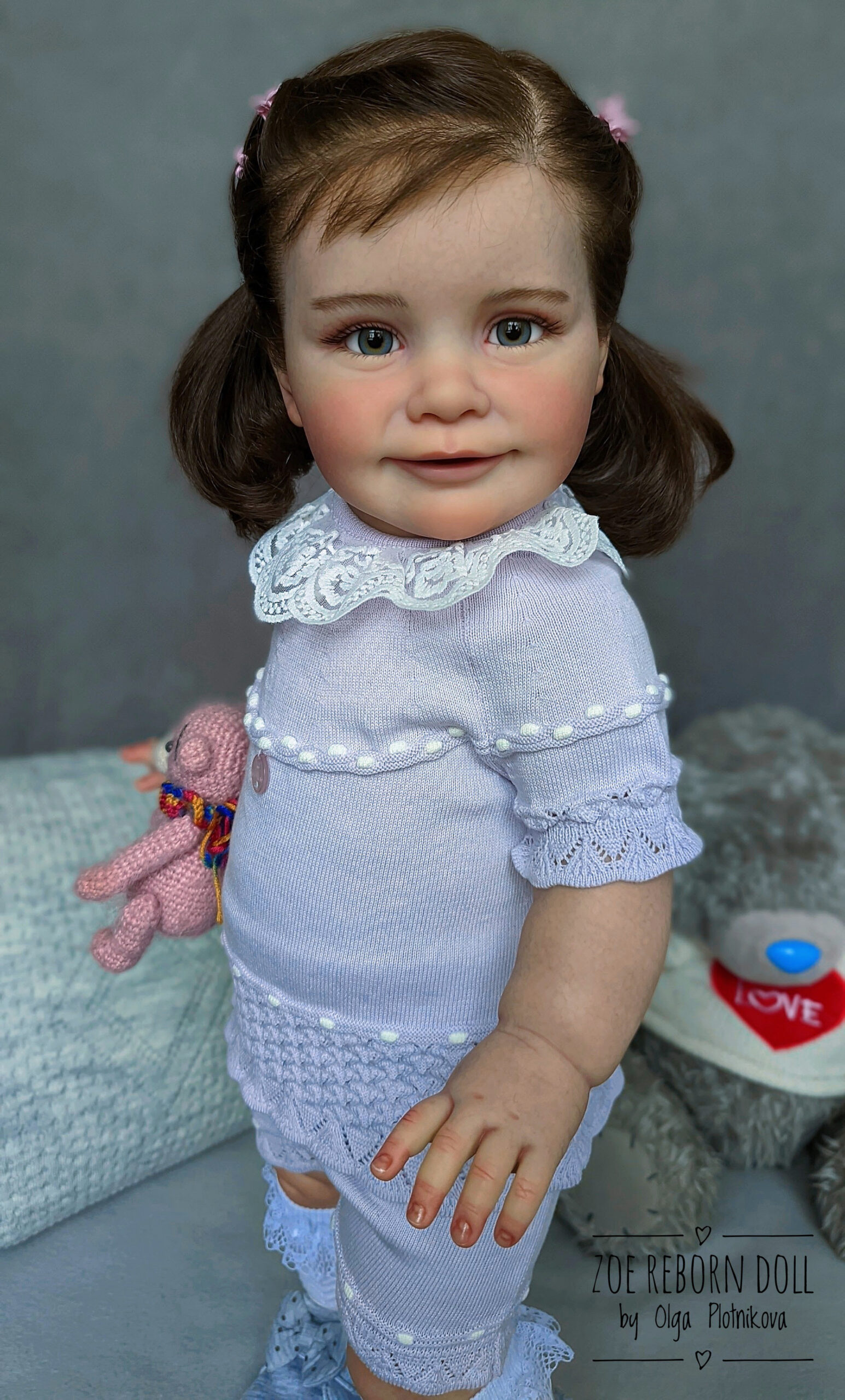 Zoe Limited Edition Reborn Toddler Vinyl Doll Kit by Natali Blick