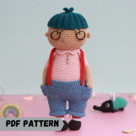 Amigurumi pattern Crochet doll Oliver pdf