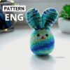 Christmas bunny pattern