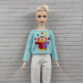 Clown jumper for Barbie