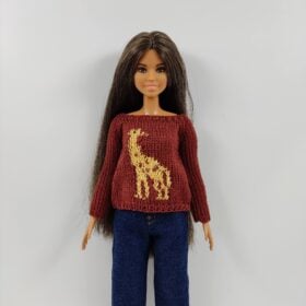 Barbie doll giraffe jumper