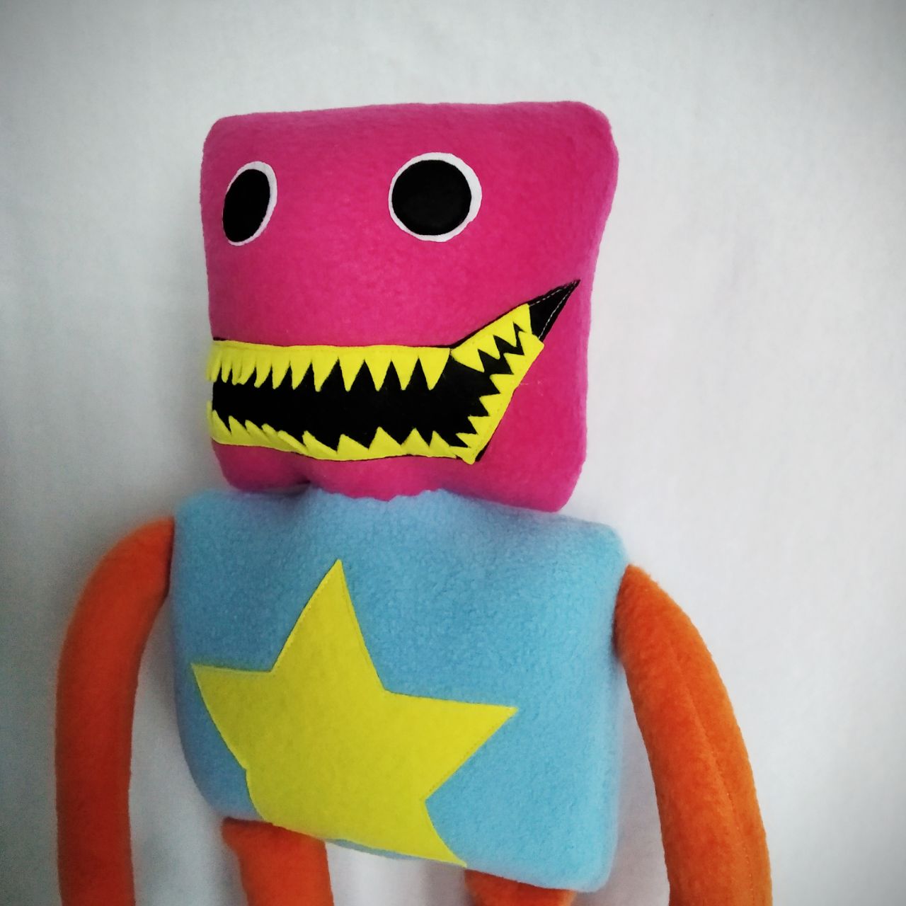 Boxy Boo Plush Toy, Collection Dolls, Red Robot Plush