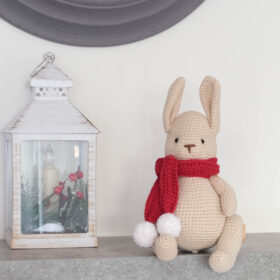 Christmas bunny crochet pattern