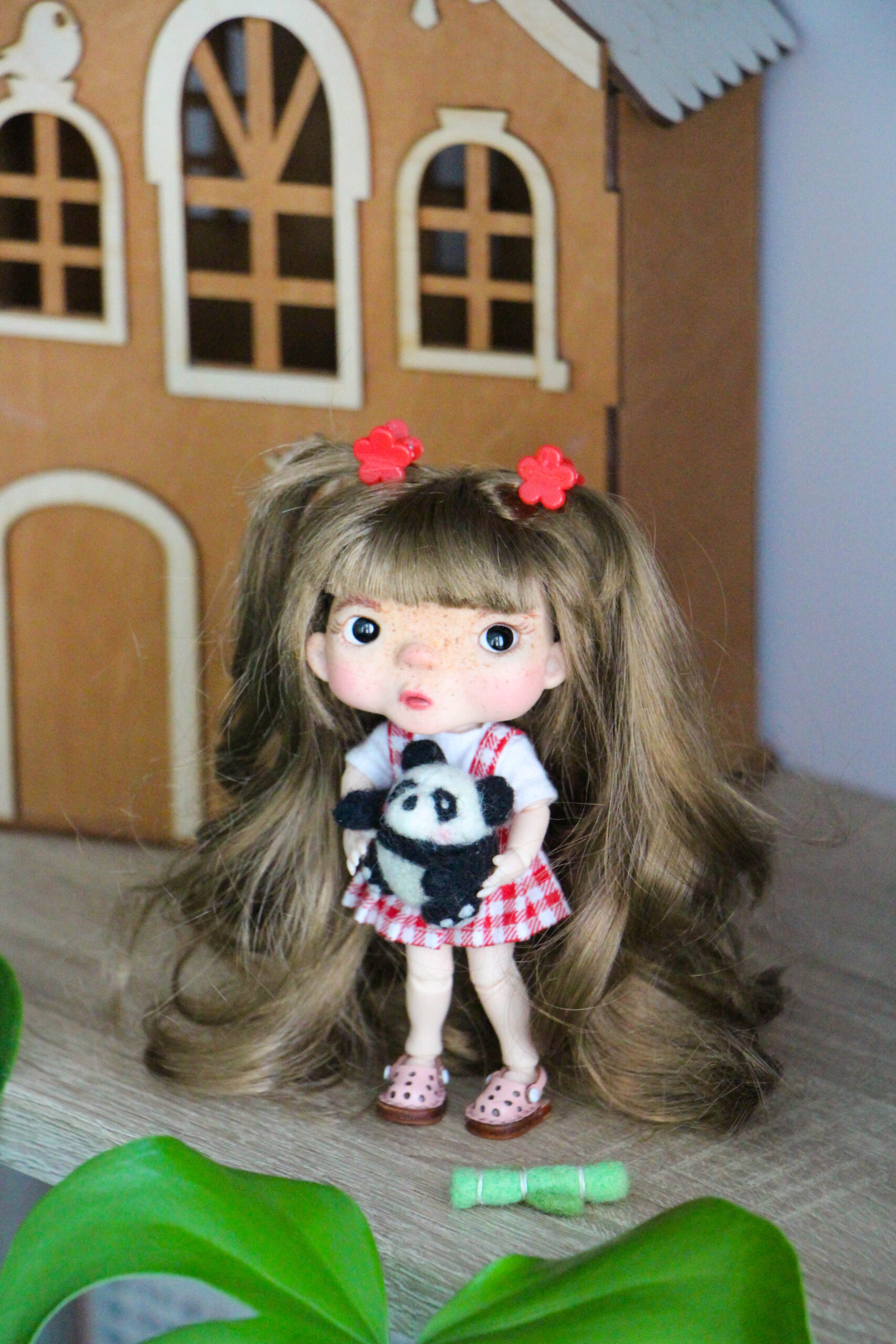 OB11 Obitsu 11 Handmade doll Panda doll - DailyDoll Shop