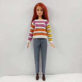 Barbie gray trousers
