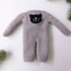 Funny gray jumpsuit for Blythe doll