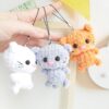 Crochet Amigurumi pattern Kitten keychain