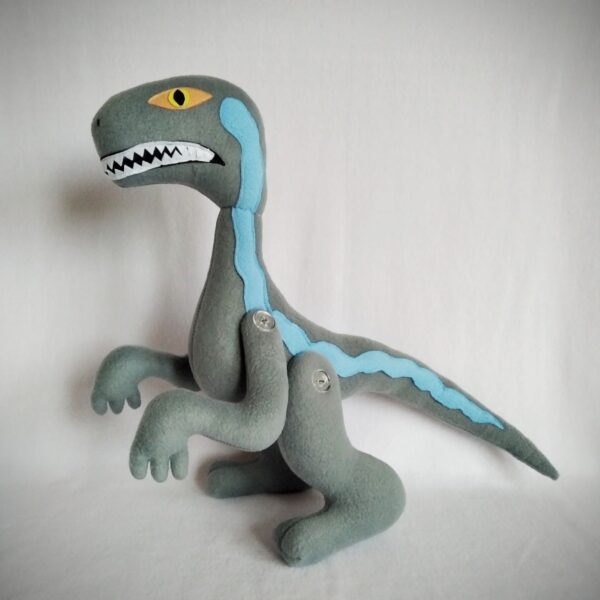 Velociraptor 55 Jurassic World Dinosaur Blue Plush Toy