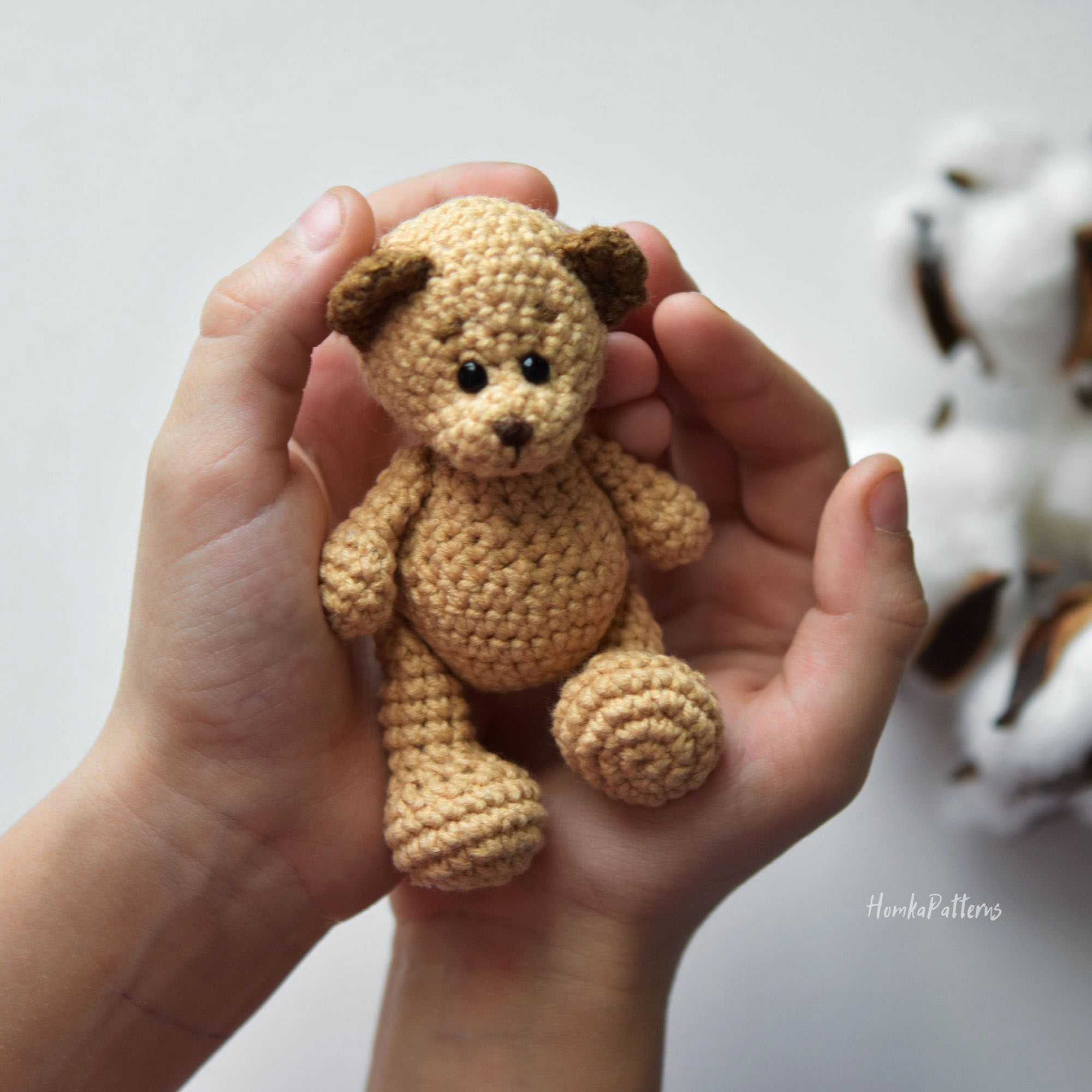 PDF Crochet Goth Bear Pattern Amigurumi Goth Teddy Bear 