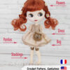 bear dress bag flowers stockings panties blythe outfit crochet pattern