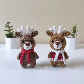 little reindeer crochet pattern