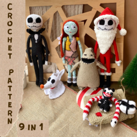 The Nightmare Before Christmas toy crochet pattern